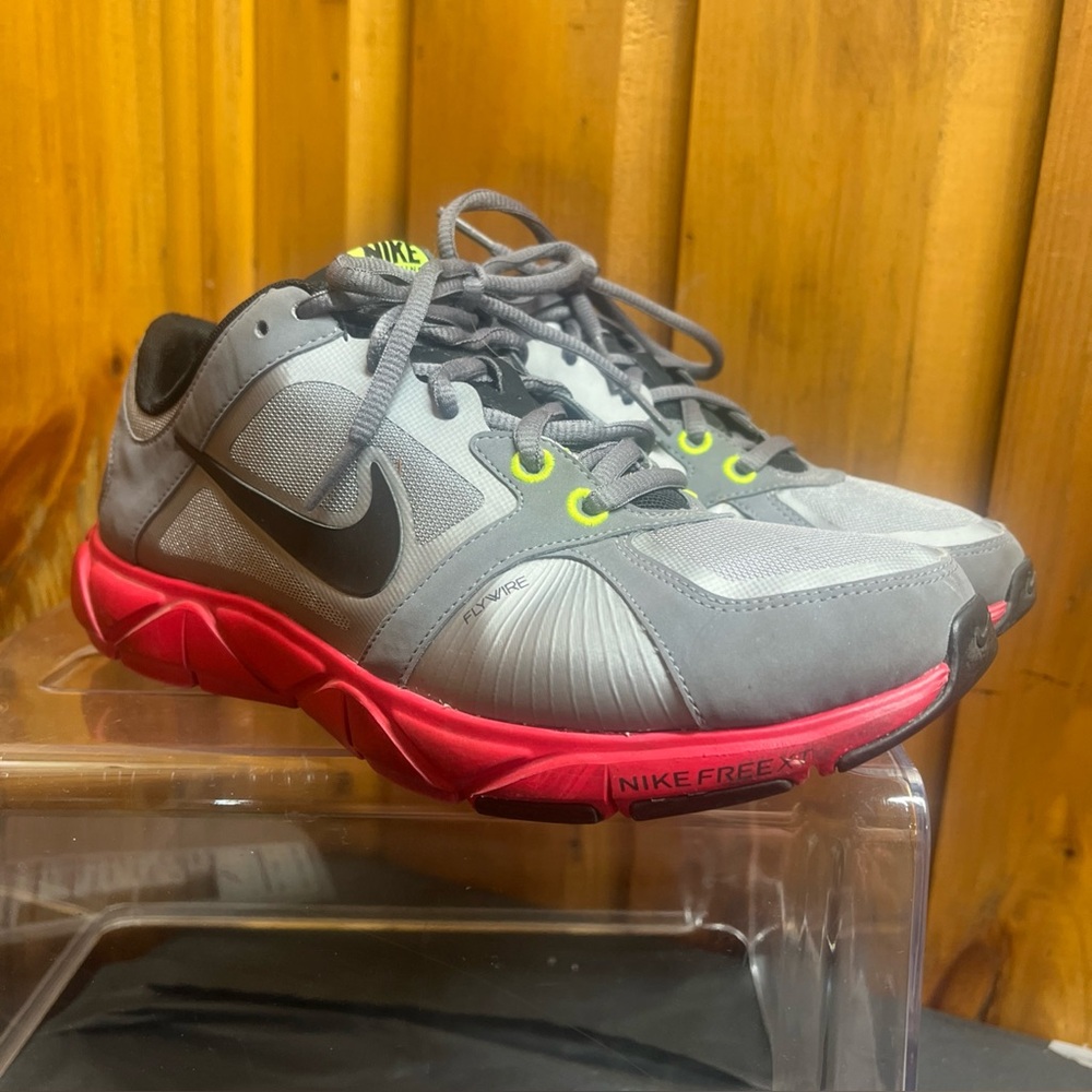 Nike Free XT Quick Fit Flywire Training Shoes Gray/Volt Size 8.5 (415257-002)